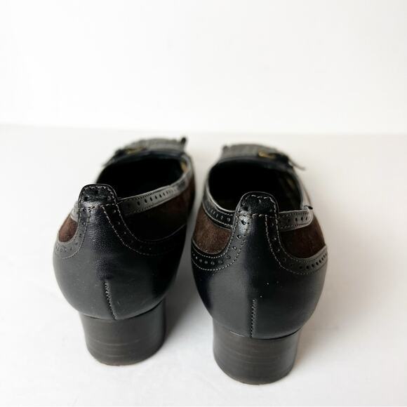 SZ 6 J. Crew Brown Leather Tassle Low Heeled Loafers - Picture 7 of 7